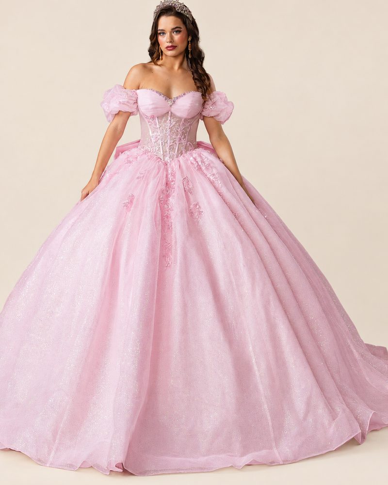 Vestido de XV Abby en color rosa