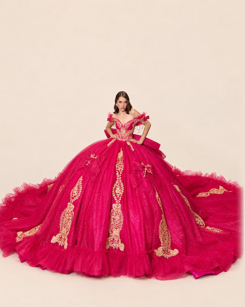 Vestido de XV Adela en color fucsia