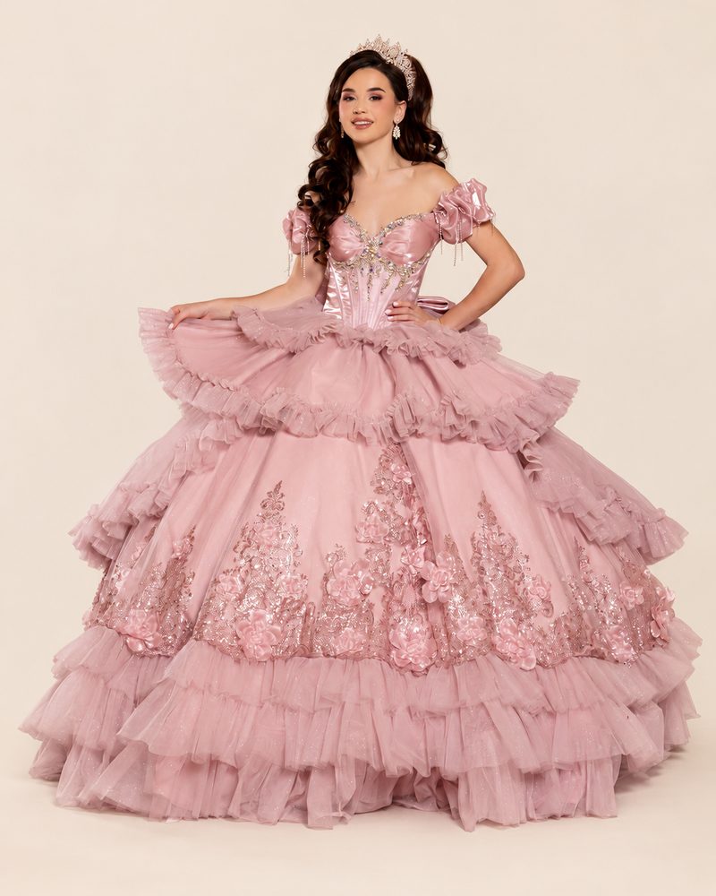 Vestido de XV Ailén en color blush