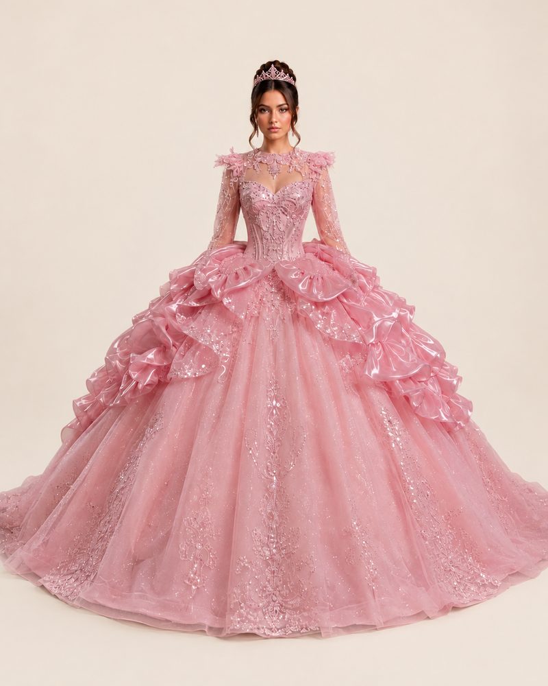 Vestido de XV Alana en color rosa