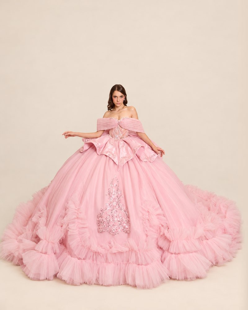 Vestido de XV Alba en color rosa