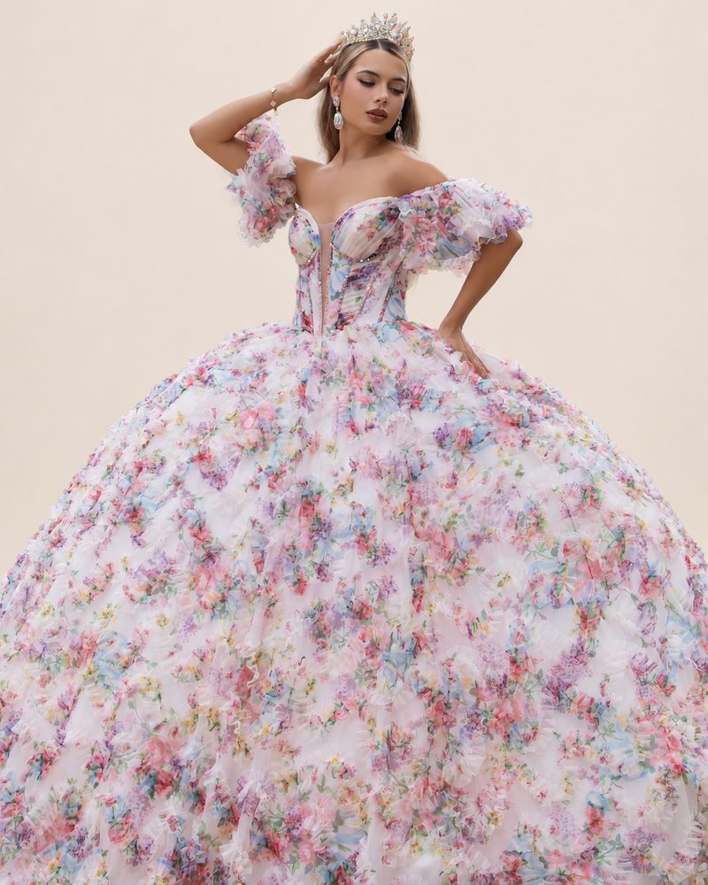 Vestido de XV Amparo en color rosa