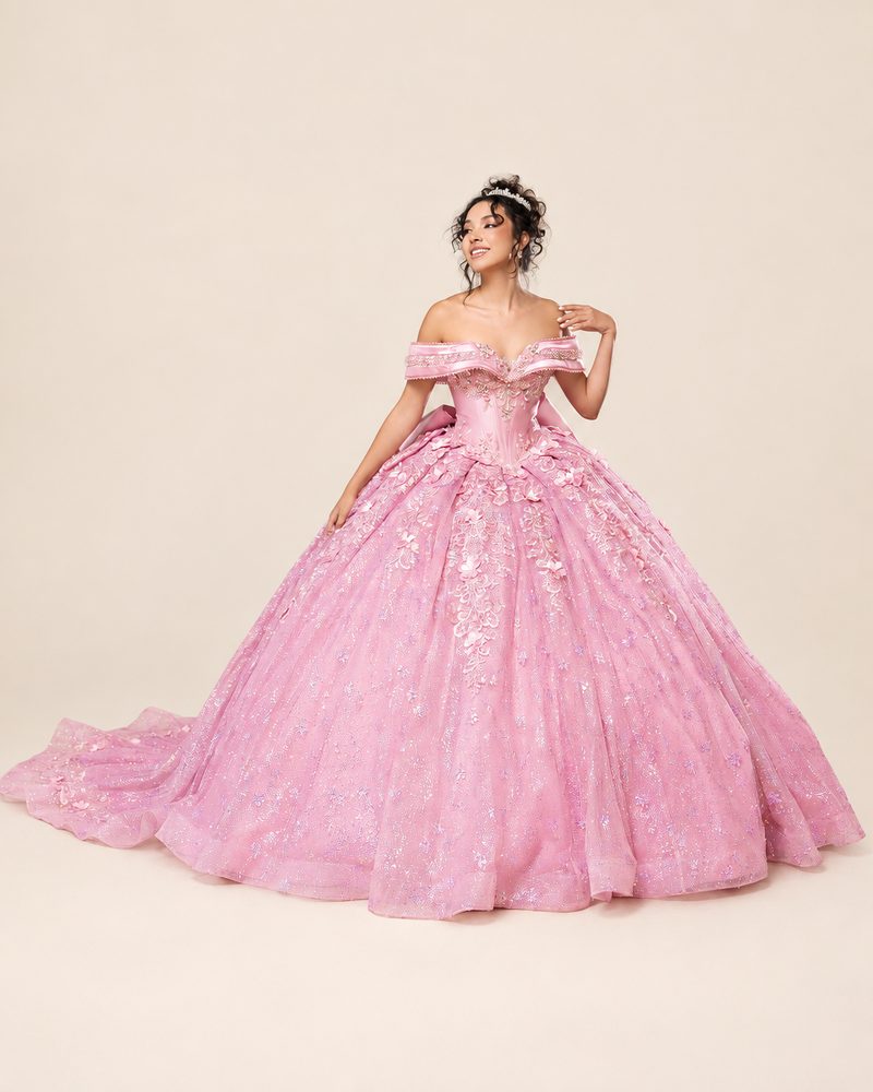 Vestido de XV Ángela en color palo de rosa