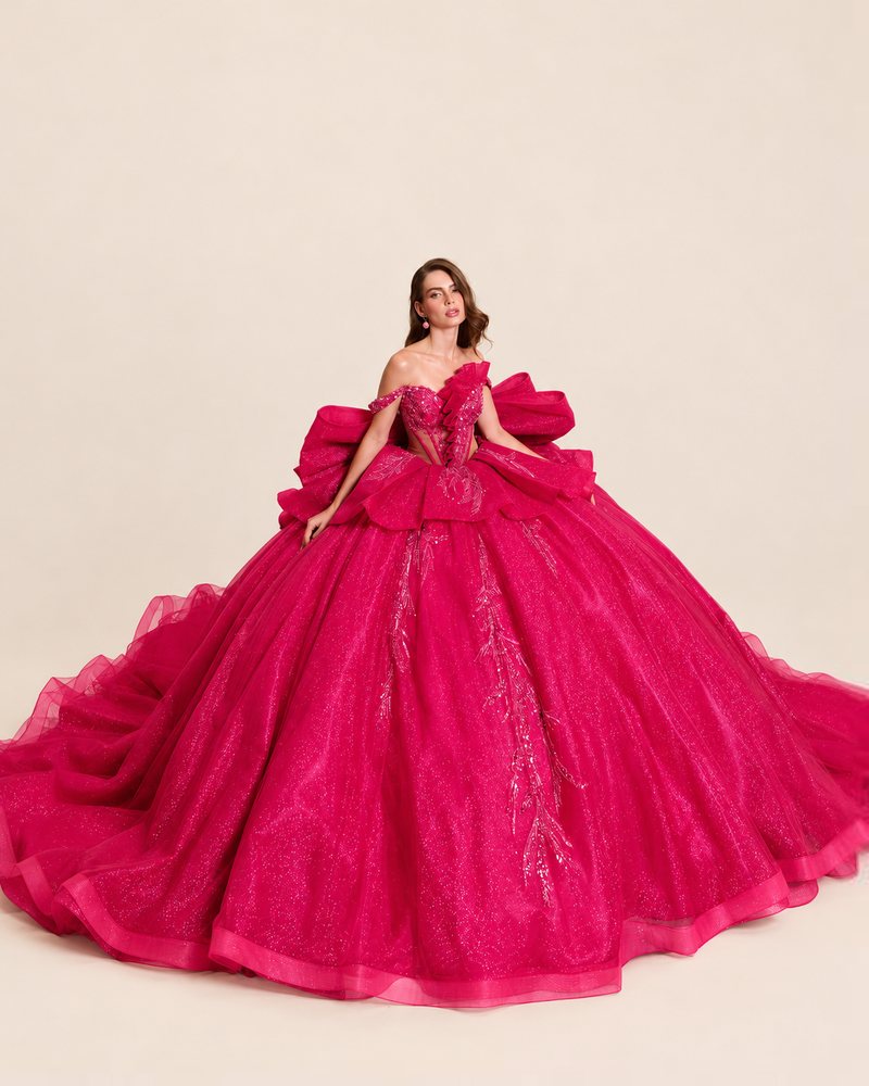 Vestido de XV Angélica en color fucsia