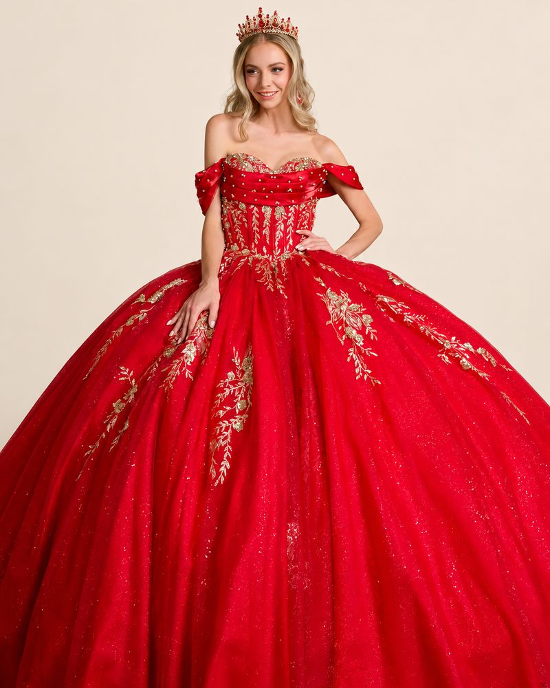 Vestido de XV Antonia en color rojo
