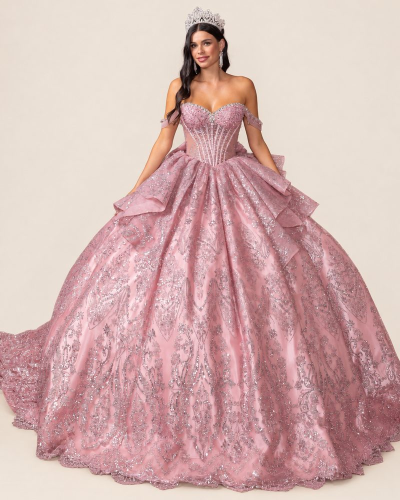 Vestido de XV Ari en color palo de rosa
