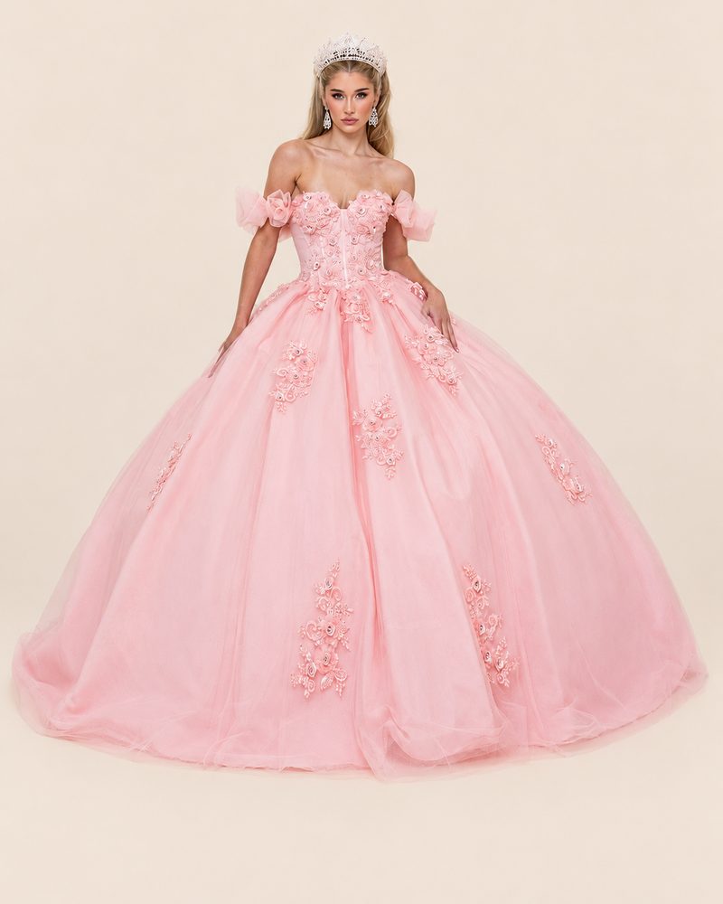 Vestido de XV Arya en color blush