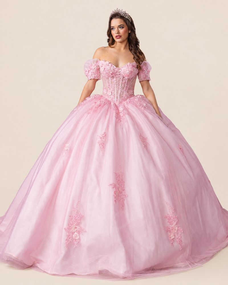 Vestido de XV Aurea en color rosa