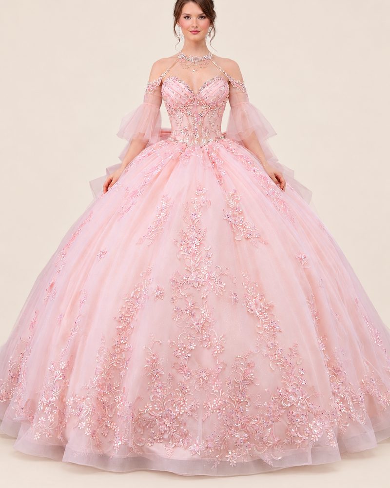 Vestido de XV Ayla en color rosa
