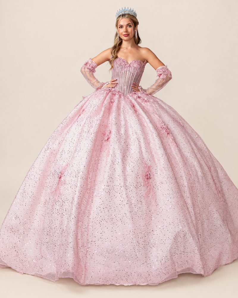 Vestido de XV Aylin en color blush