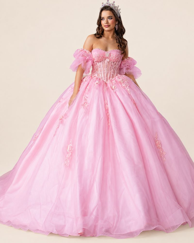Vestido de XV Bianka en color rosa