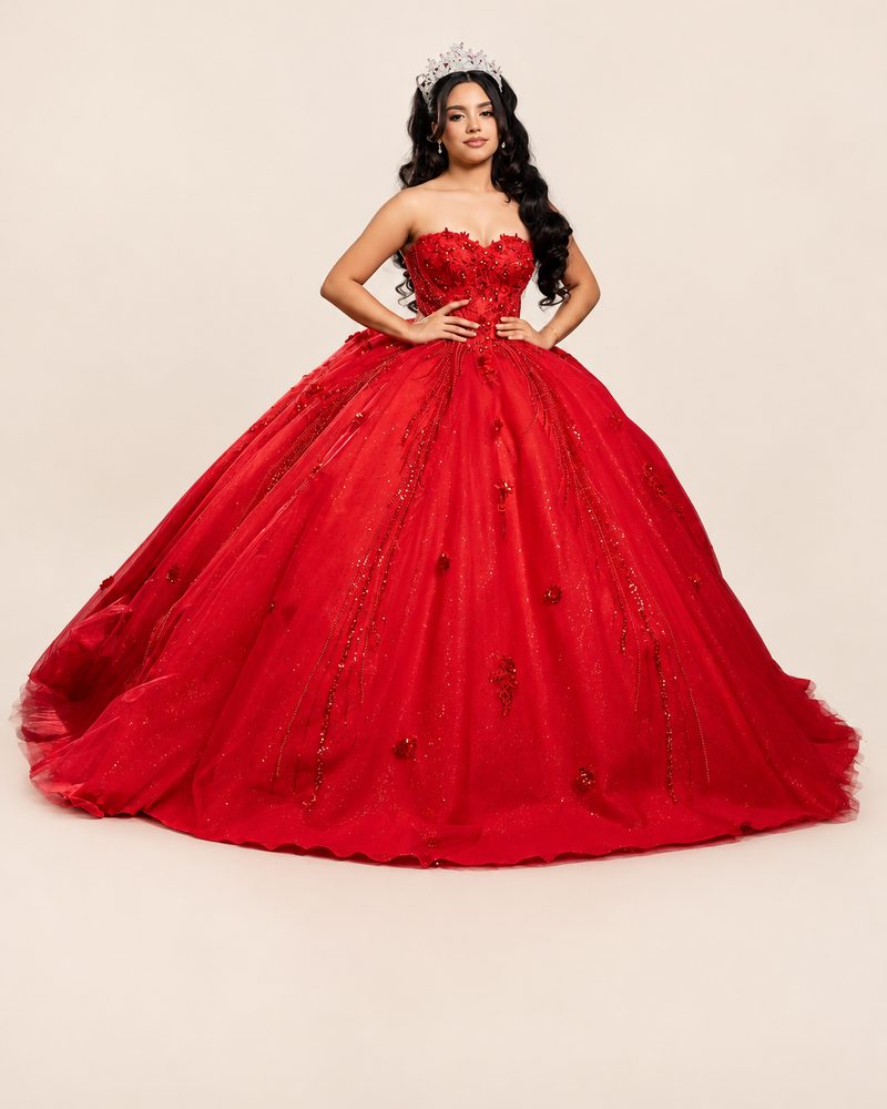 Vestido de XV Brisa en color rojo