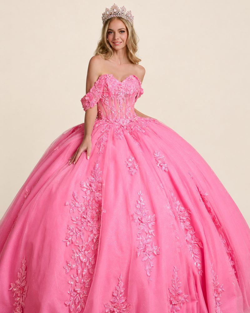 Vestido de XV Candela en color rosa