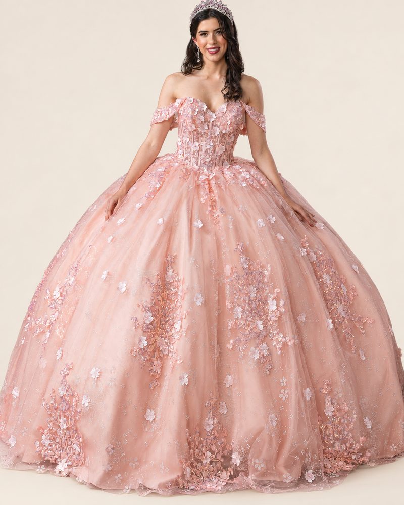 Vestido de XV Carina en color blush