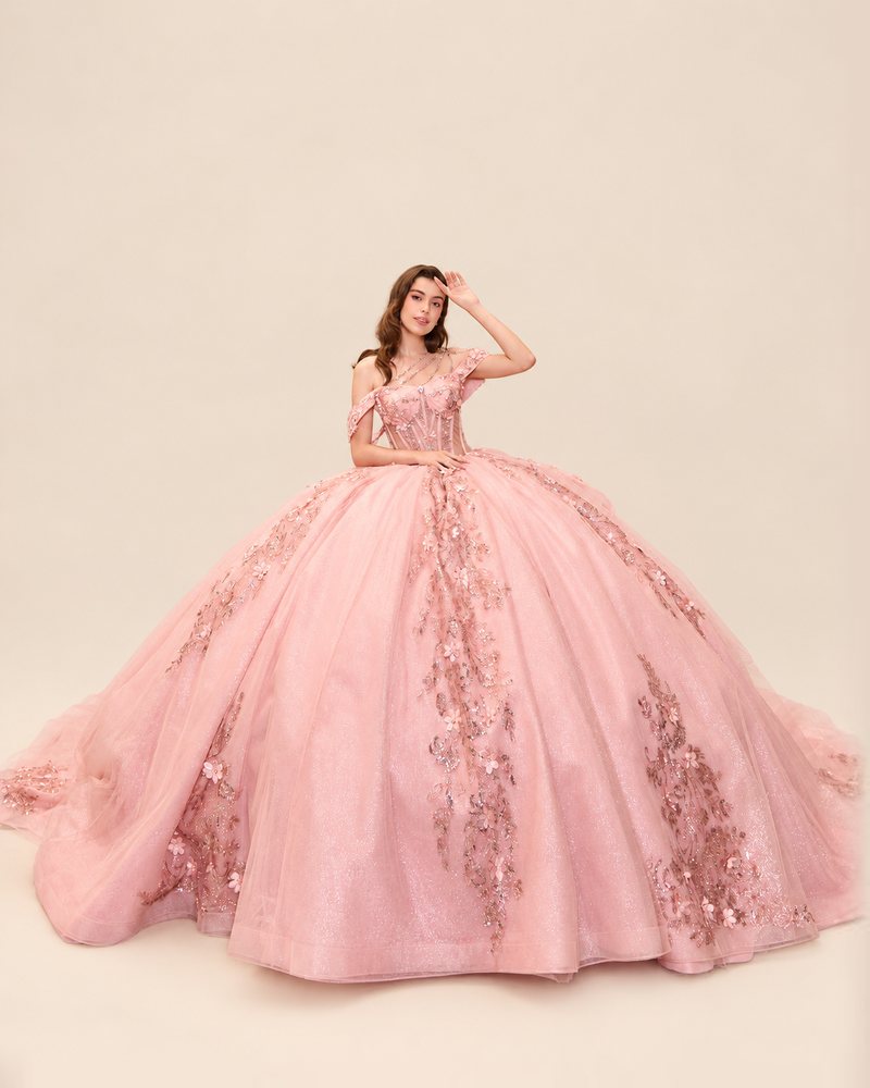 Vestido de XV Carla en color blush