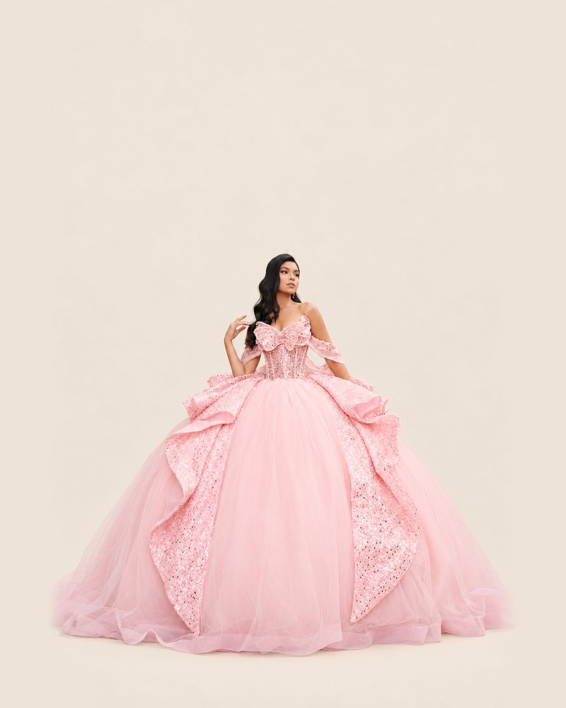 Vestido de XV Celia en color rosa
