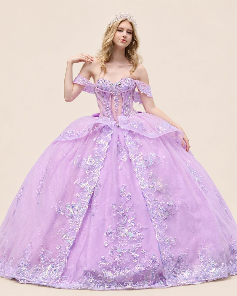 Vestido de XV Celina en color lila