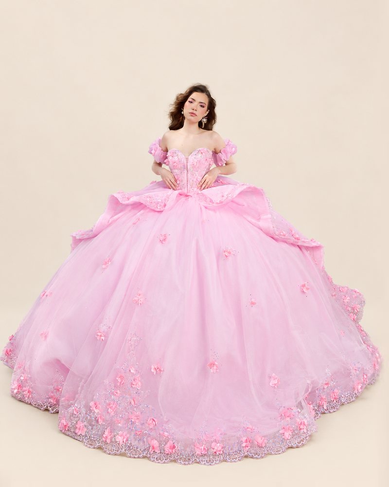 Vestido de XV Claudia en color rosa