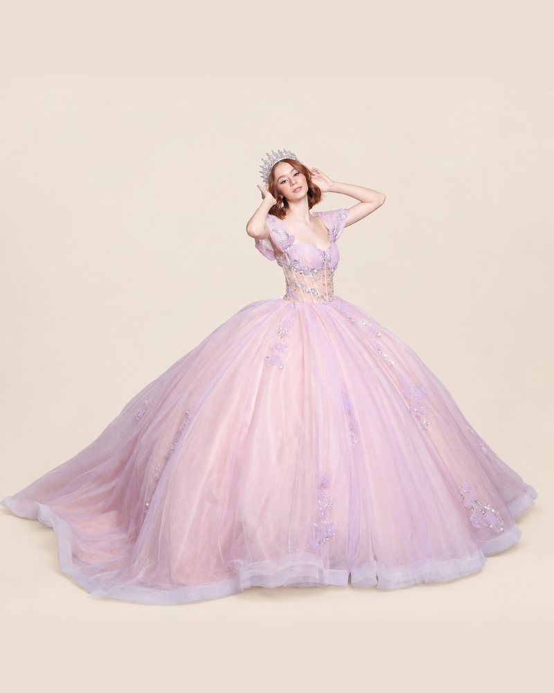 Vestido de XV Constanza en color rosa