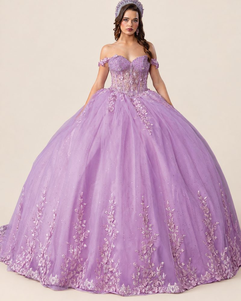 Vestido de XV Cora en color lila
