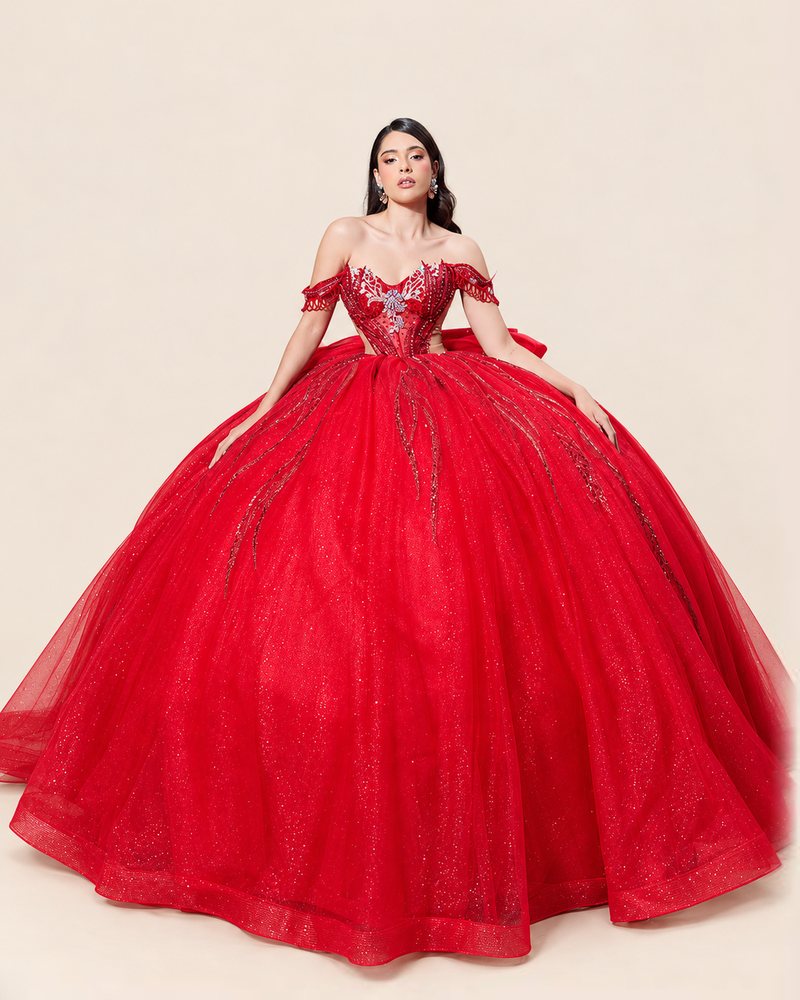 Vestido de XV Cristina en color rojo