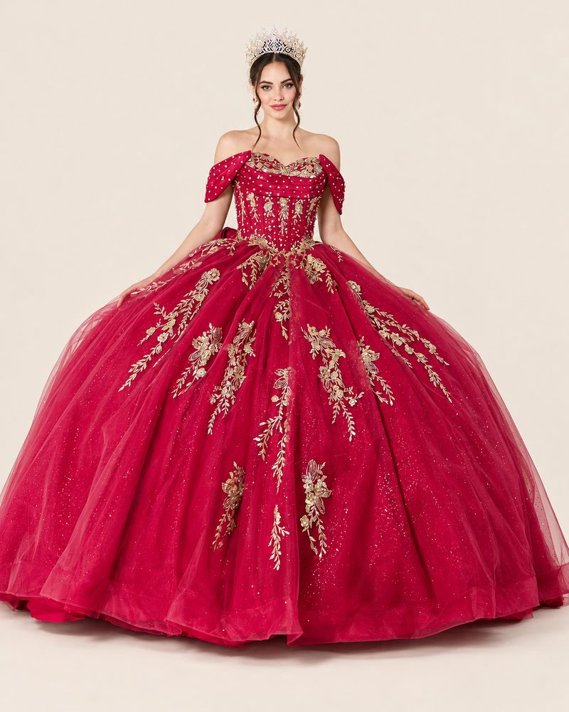 Vestido de XV Dafne en color vino
