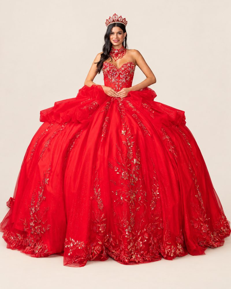 Vestido de XV Danna en color rojo