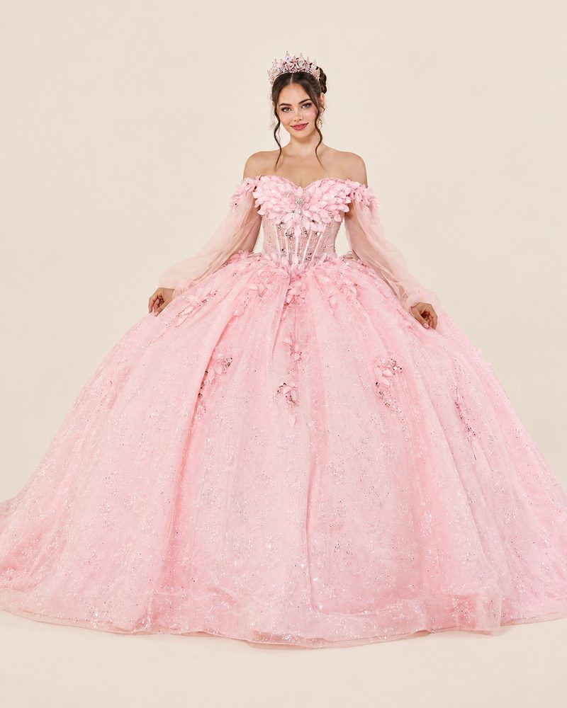 Vestido de XV Dayana en color blush