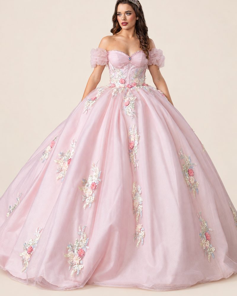 Vestido de XV Delia en color blush