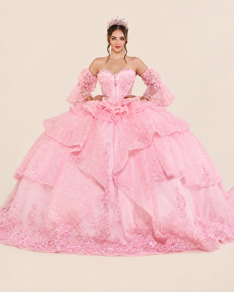 Vestido de XV Denisse en color rosa