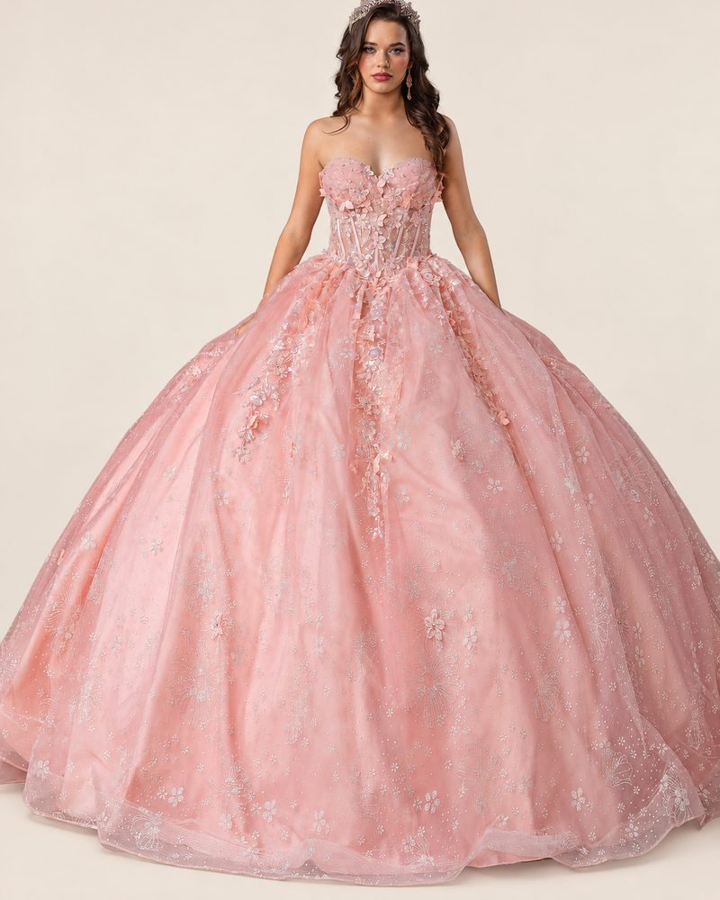Vestido de XV Ela en color blush