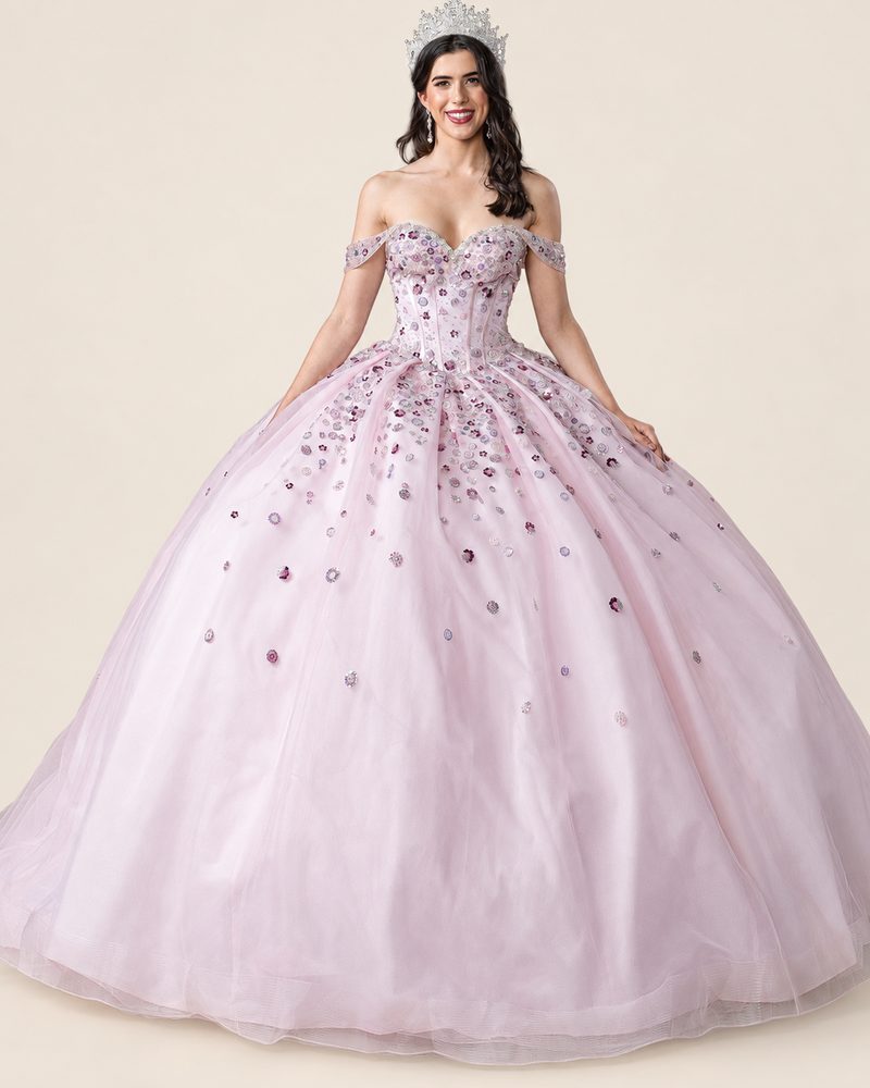 Vestido de XV Eli en color blush