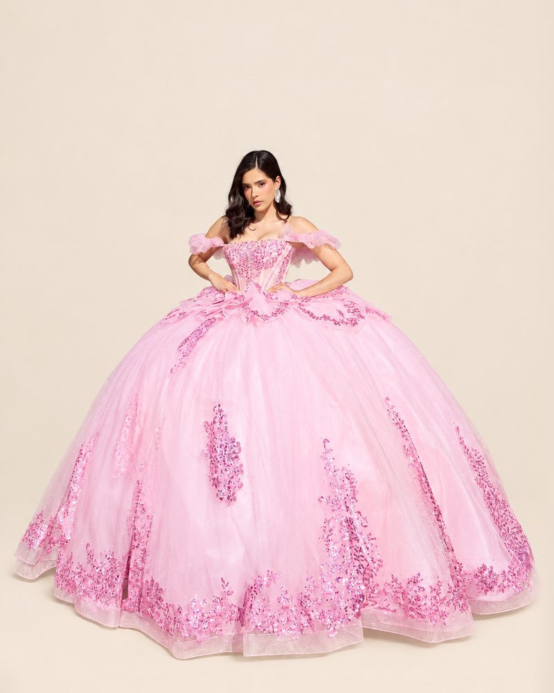 Vestido de XV Emma en color rosa