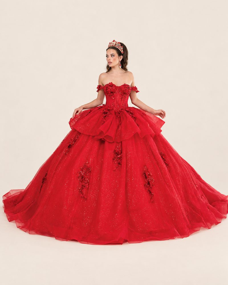 Vestido de XV Eva en color rojo