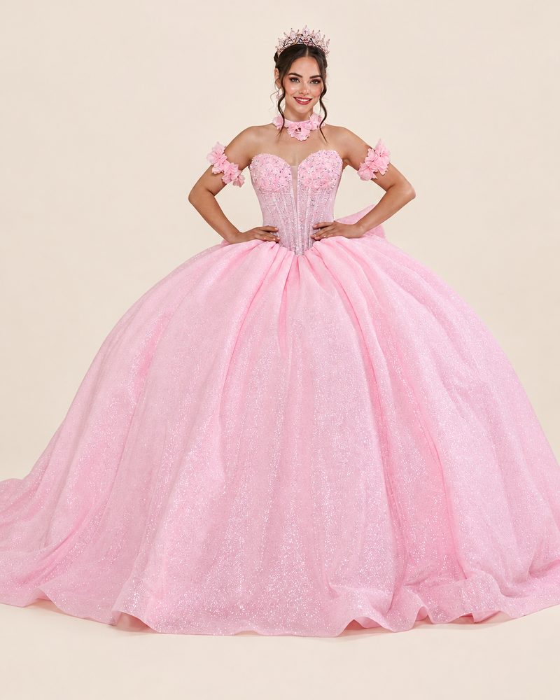 Vestido de XV Fátima en color rosa