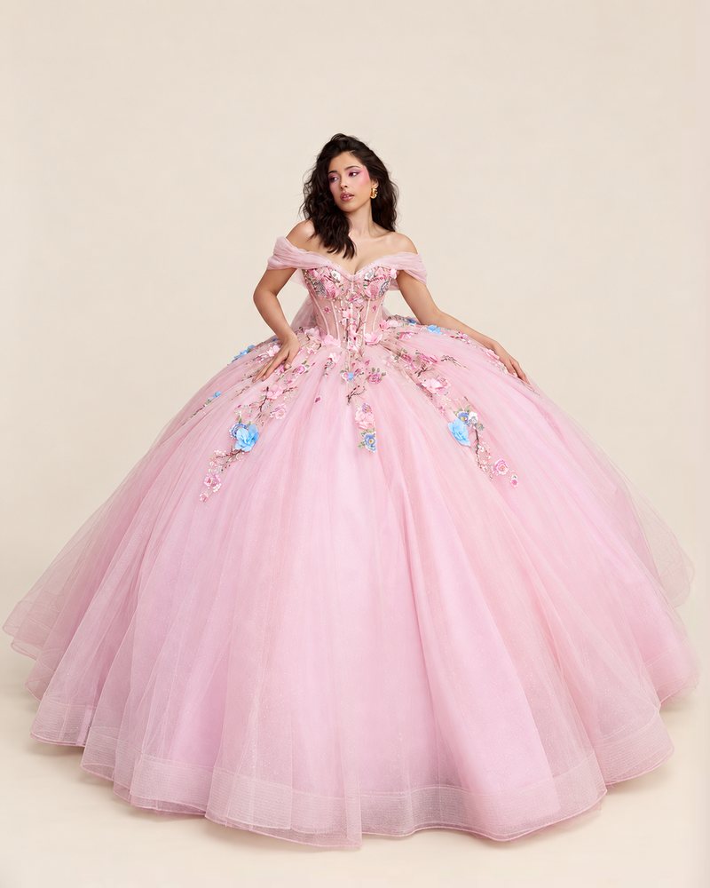 Vestido de XV Helena en color rosa