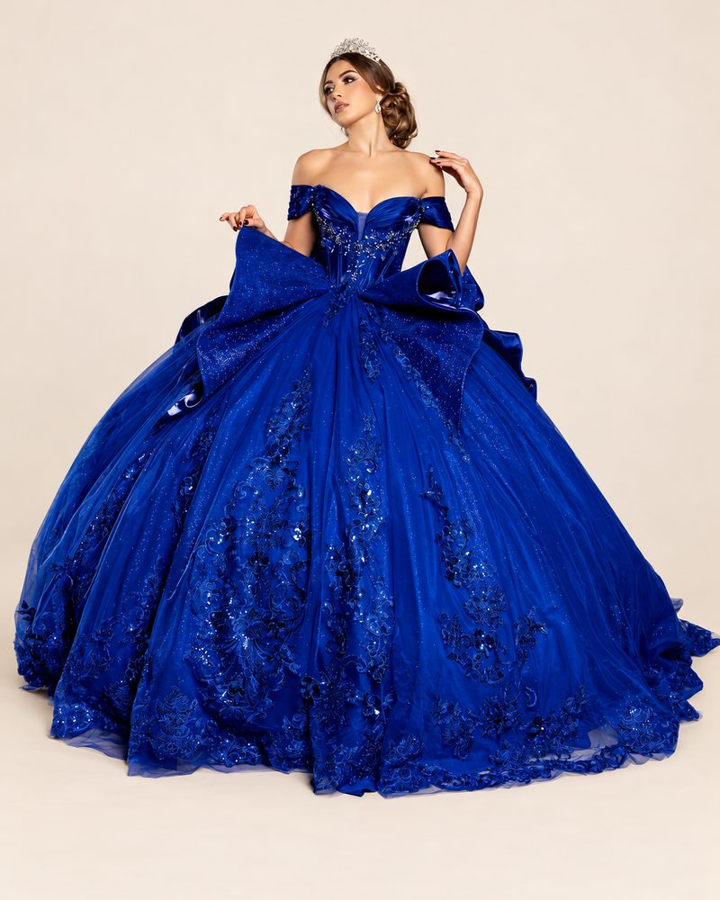 Vestido de XV Ileana en color azul rey