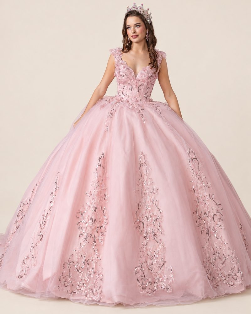 Vestido de XV Ilse en color blush