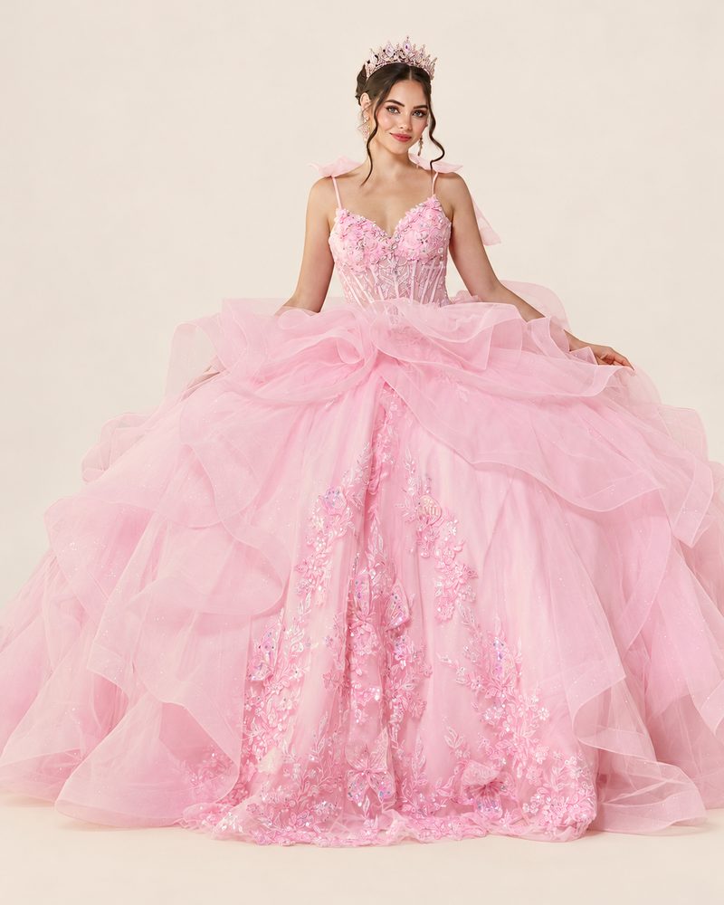 Vestido de XV Iris en color rosa