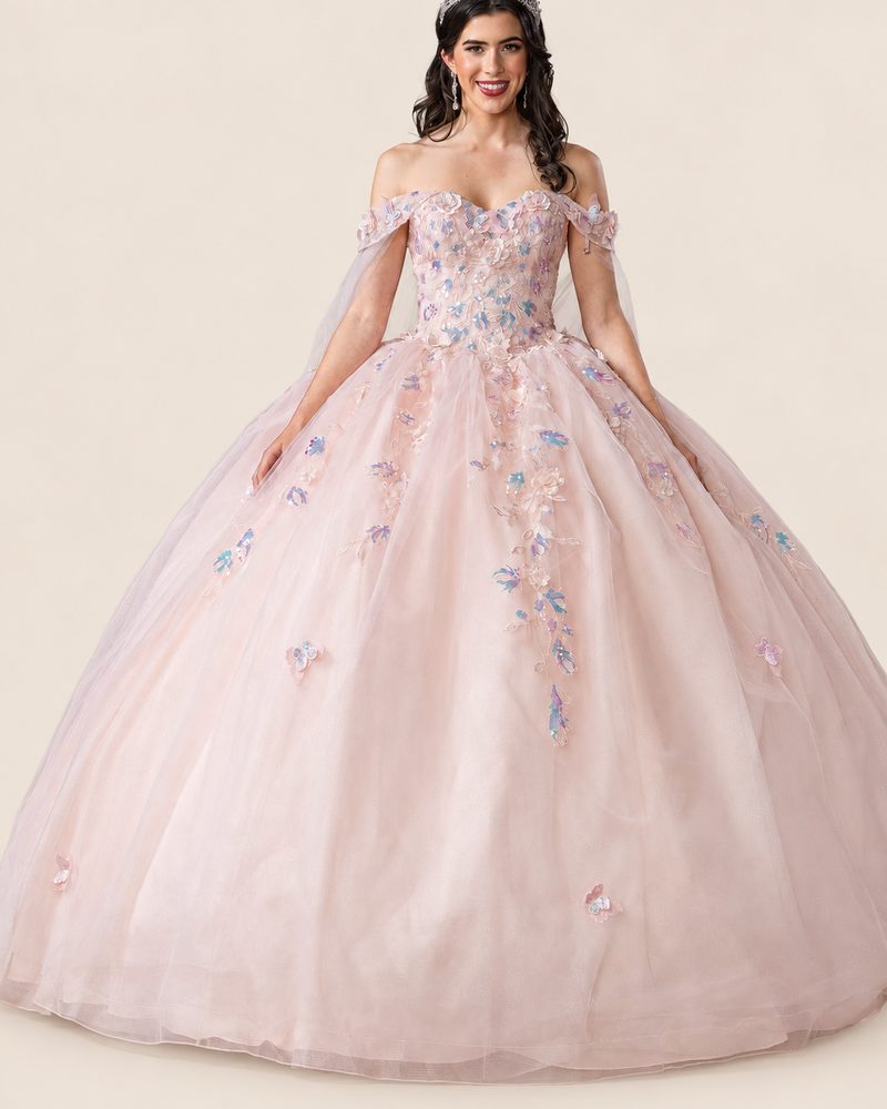Vestido de XV Jaz en color blush