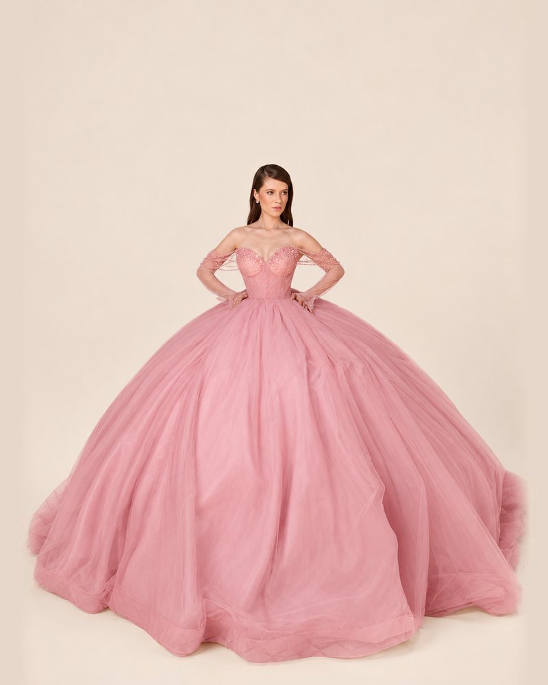 Vestido de XV Josefina en color rosa