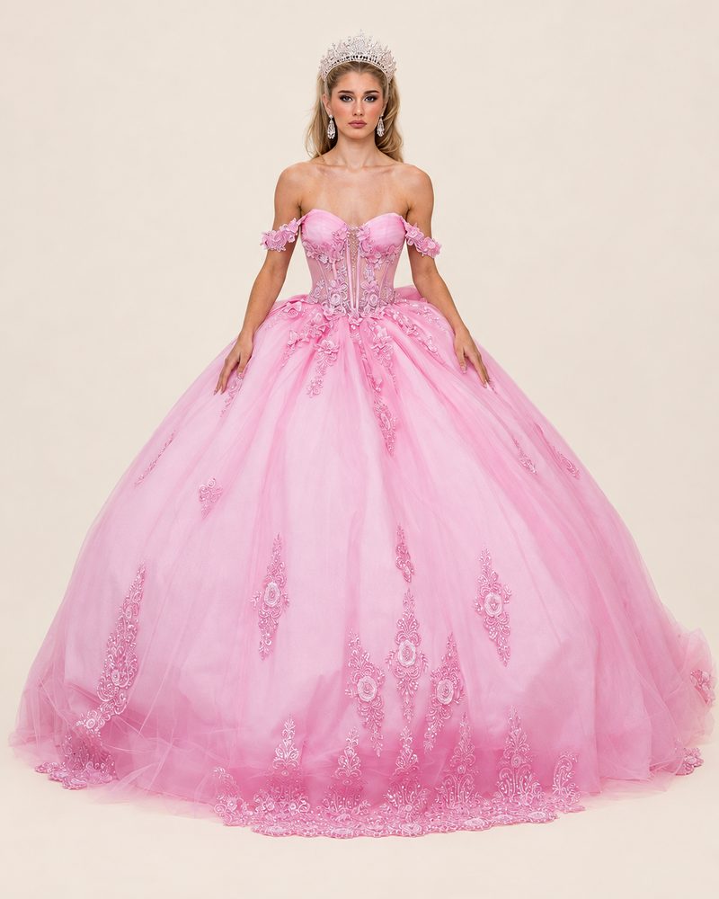 Vestido de XV Karen en color blush