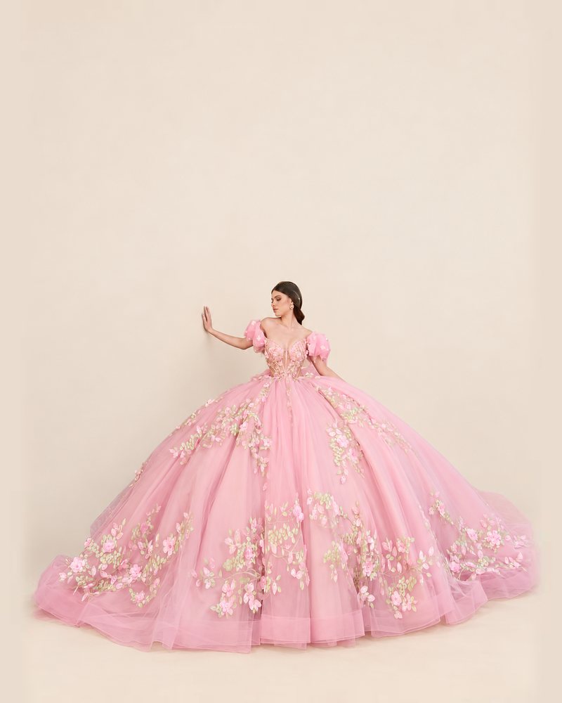 Vestido de XV Karla en color rosa