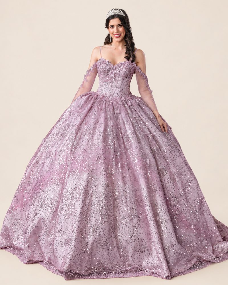 Vestido de XV Lana en color palo de rosa