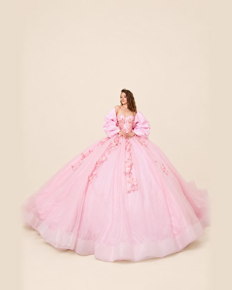 Vestido de XV Larissa en color rosa