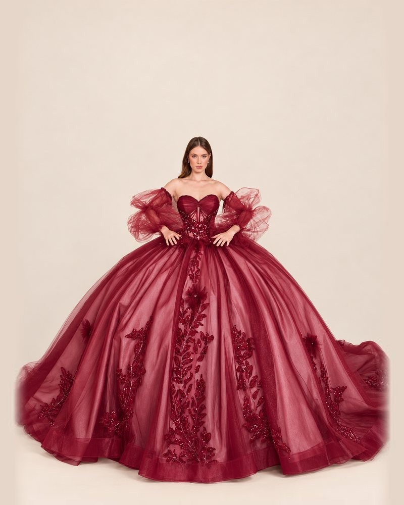 Vestido de XV Laura en color rojo