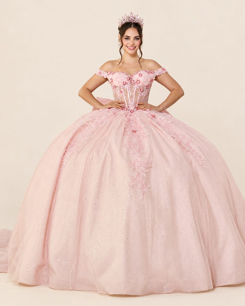 Vestido de XV Leah en color blush