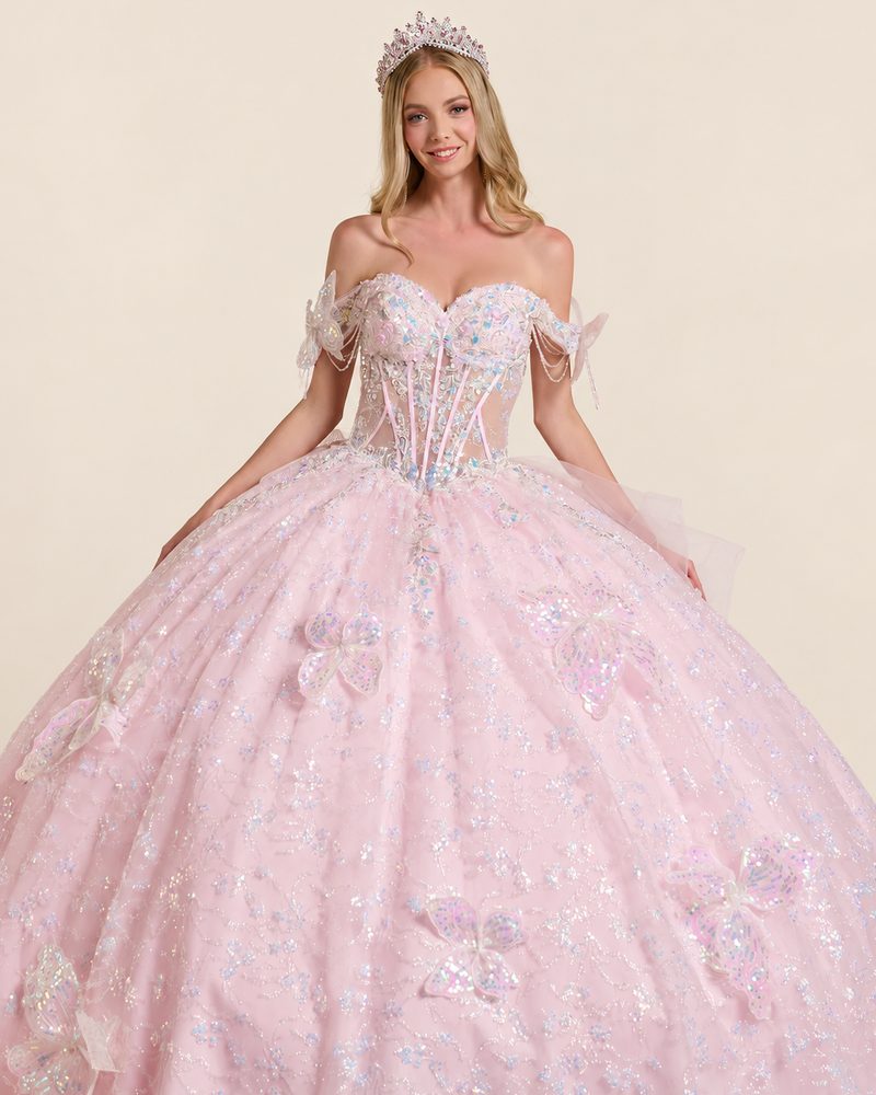 Vestido de XV Lilian en color rosa