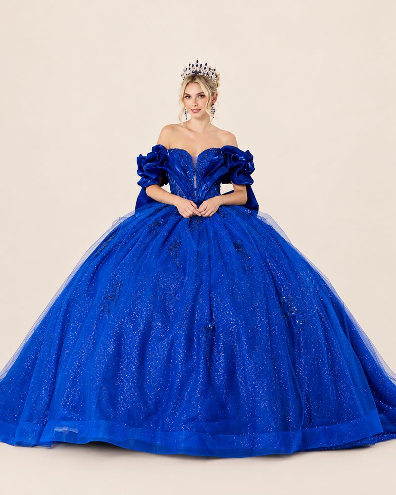 Vestido de XV Linda en color azul rey