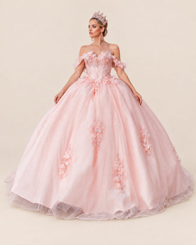 Vestido de XV Lizbeth en color blush